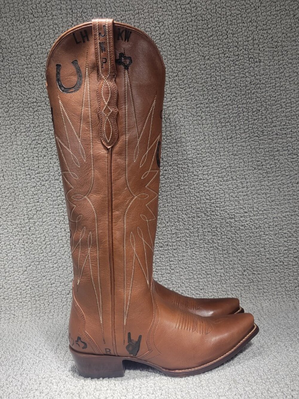 Tecovas The Loretta Women's US Size 8B Saddle Cowhide Leather Cowgirl Boots - Picture 2 of 11